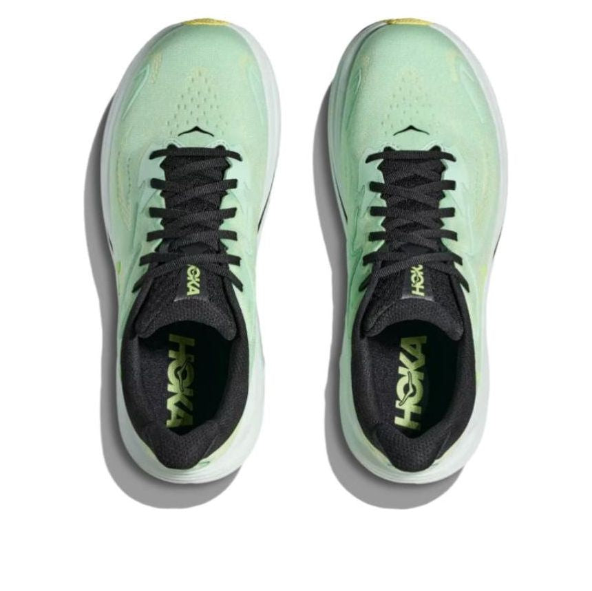 HOKA Clifton 10 'Mint Fluorite Luna Moth'