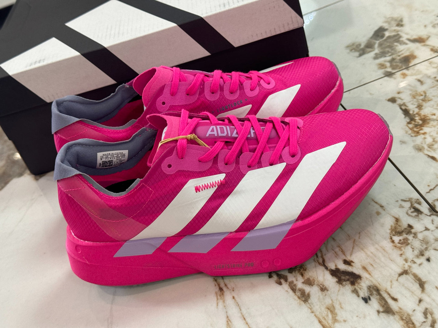 adidas Adizero Adios Pro 4 "Pink White"