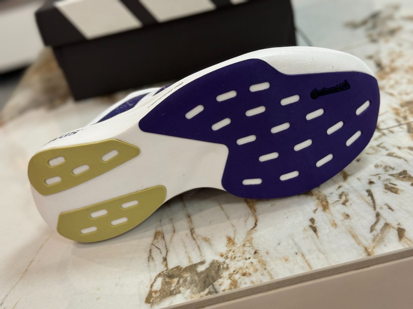 Adidas Adizero Evo SL "University of Washington Huskies" Running Shoes