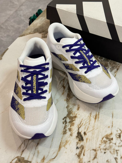 Adidas Adizero Evo SL "University of Washington Huskies" Running Shoes