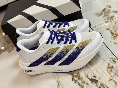 Adidas Adizero Evo SL "University of Washington Huskies" Running Shoes