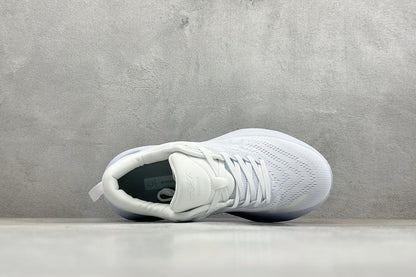 HOKA Bondi 8 Triple White Running Sneaker