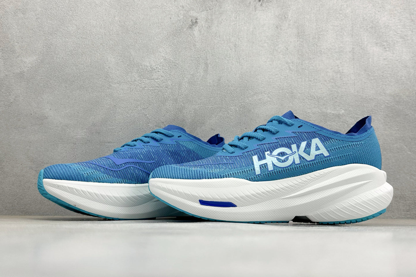 HOKA Mach X 2 Blue White Road Racing Running Shoes