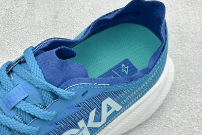 HOKA Mach X 2 Blue White Road Racing Running Shoes