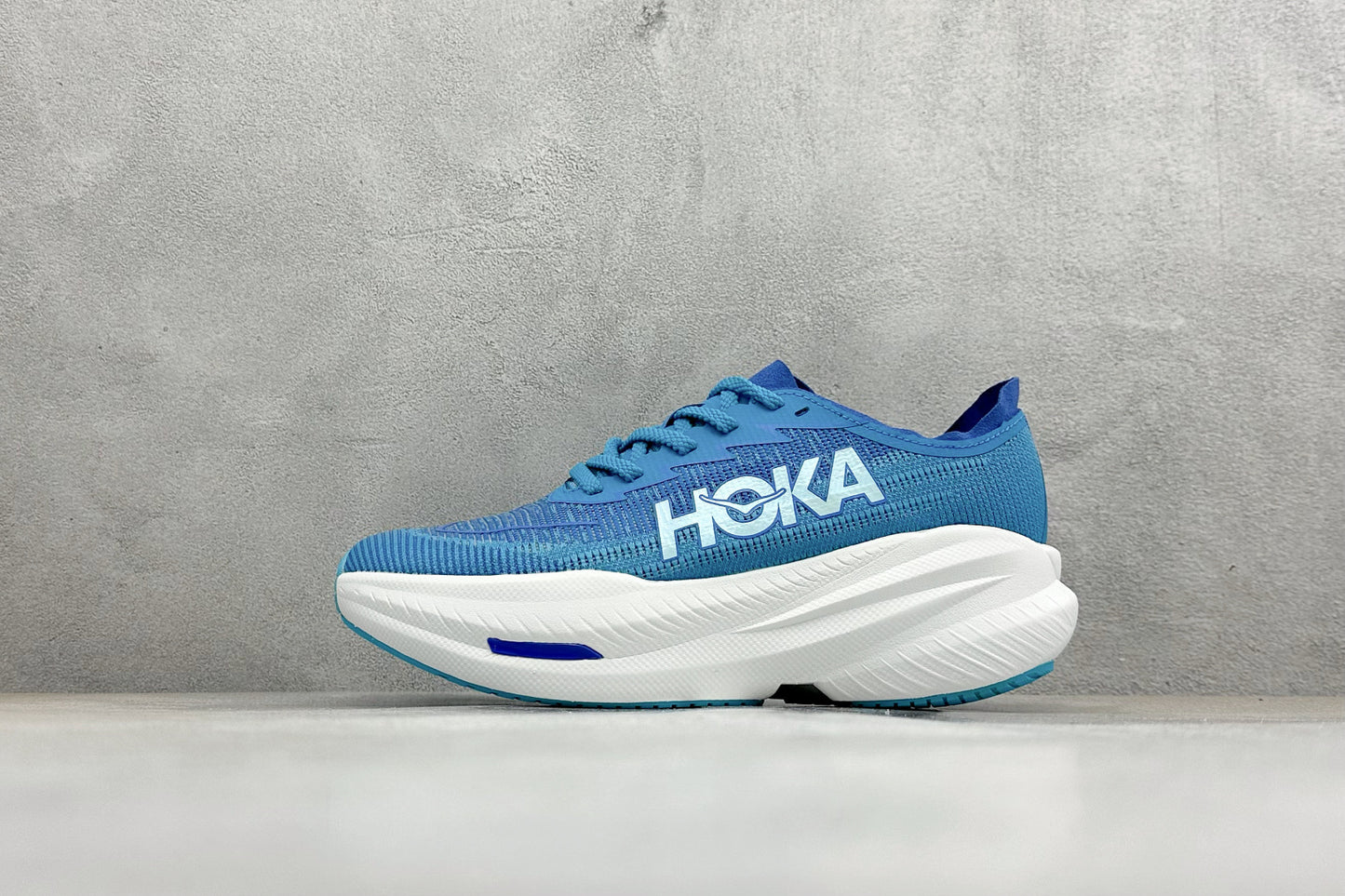 HOKA Mach X 2 Blue White Road Racing Running Shoes