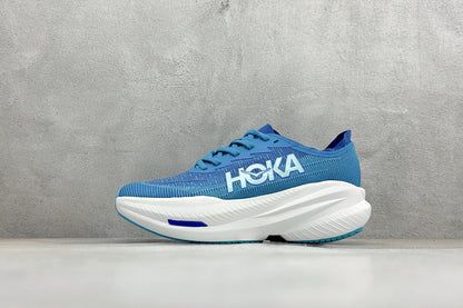 HOKA Mach X 2 Blue White Road Racing Running Shoes