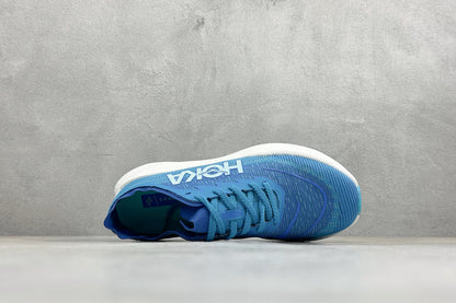 HOKA Mach X 2 Blue White Road Racing Running Shoes