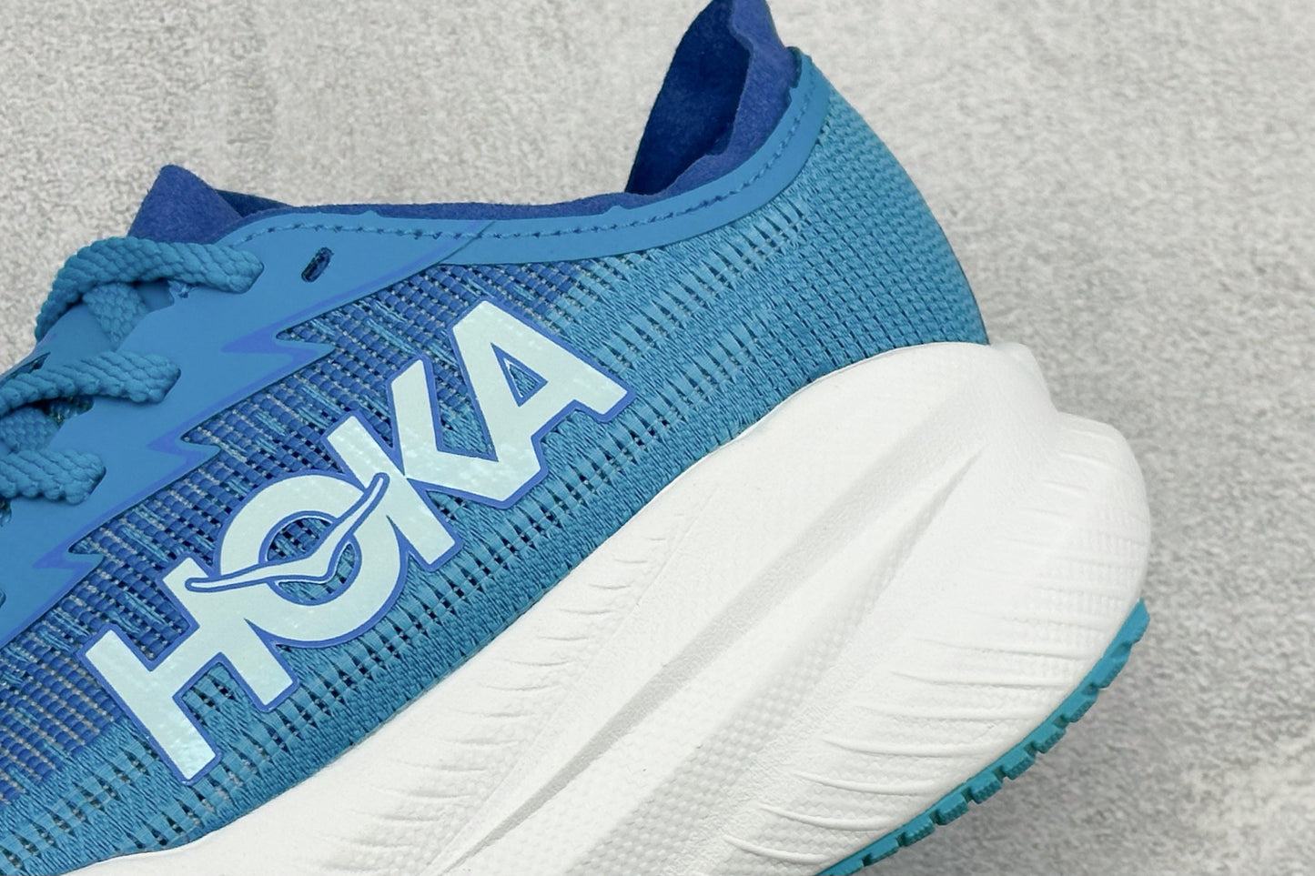 HOKA Mach X 2 Blue White Road Racing Running Shoes
