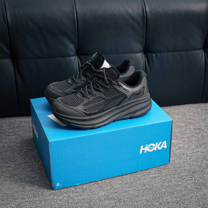 HOKA "Triple Black" Lifestyle Sneakers
