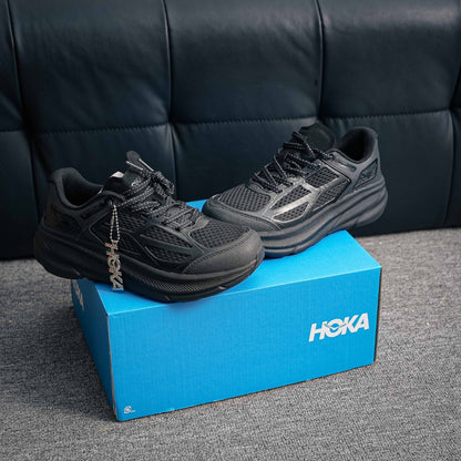 HOKA "Triple Black" Lifestyle Sneakers