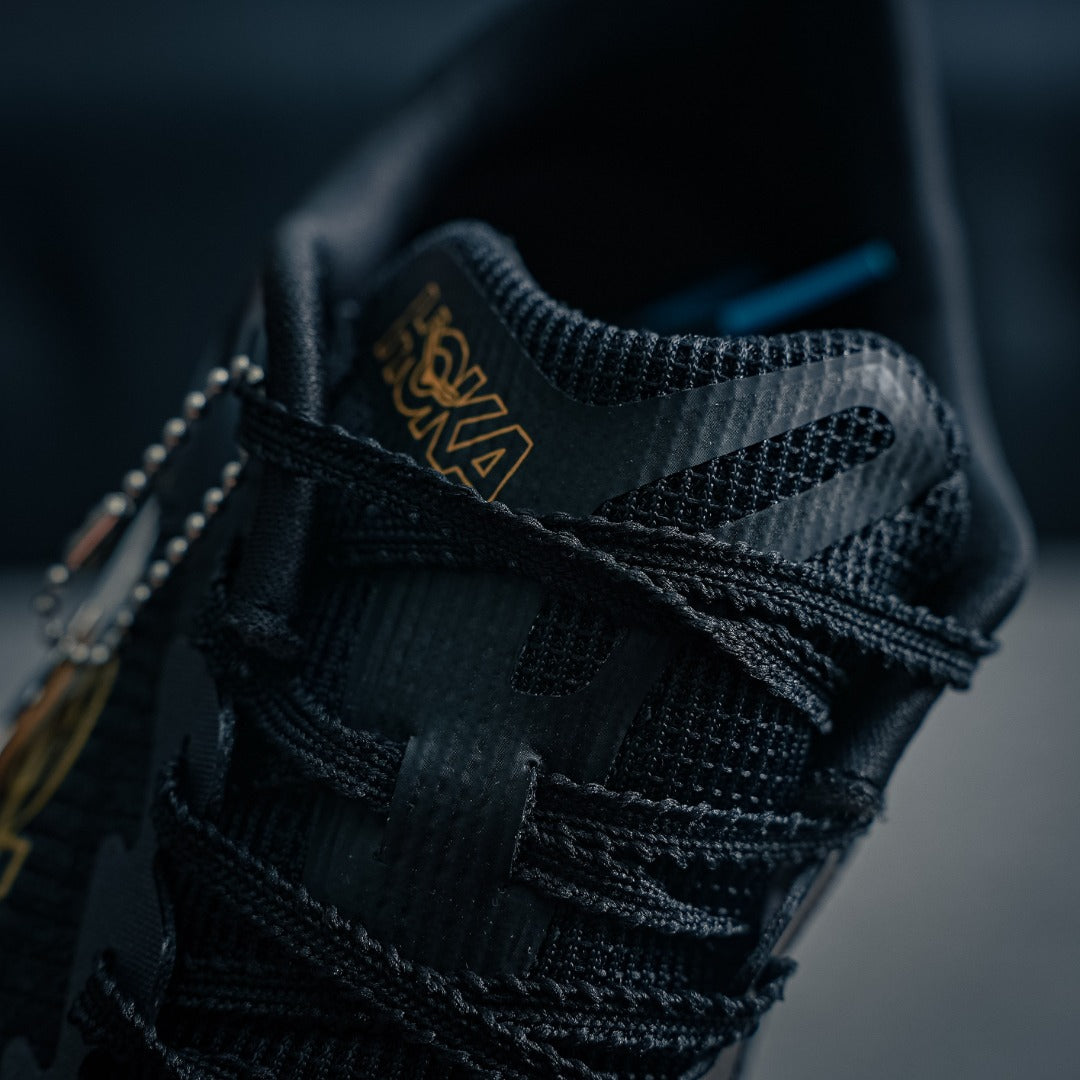 HOKA Mach 6 "Black/Gold" Low-Top Performance Running Sneakers