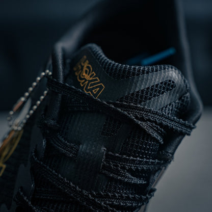 HOKA Mach 6 "Black/Gold" Low-Top Performance Running Sneakers