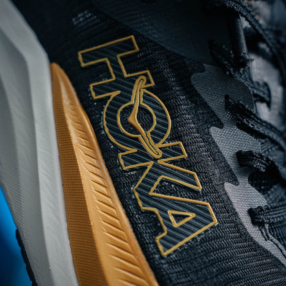 HOKA Mach 6 "Black/Gold" Low-Top Performance Running Sneakers