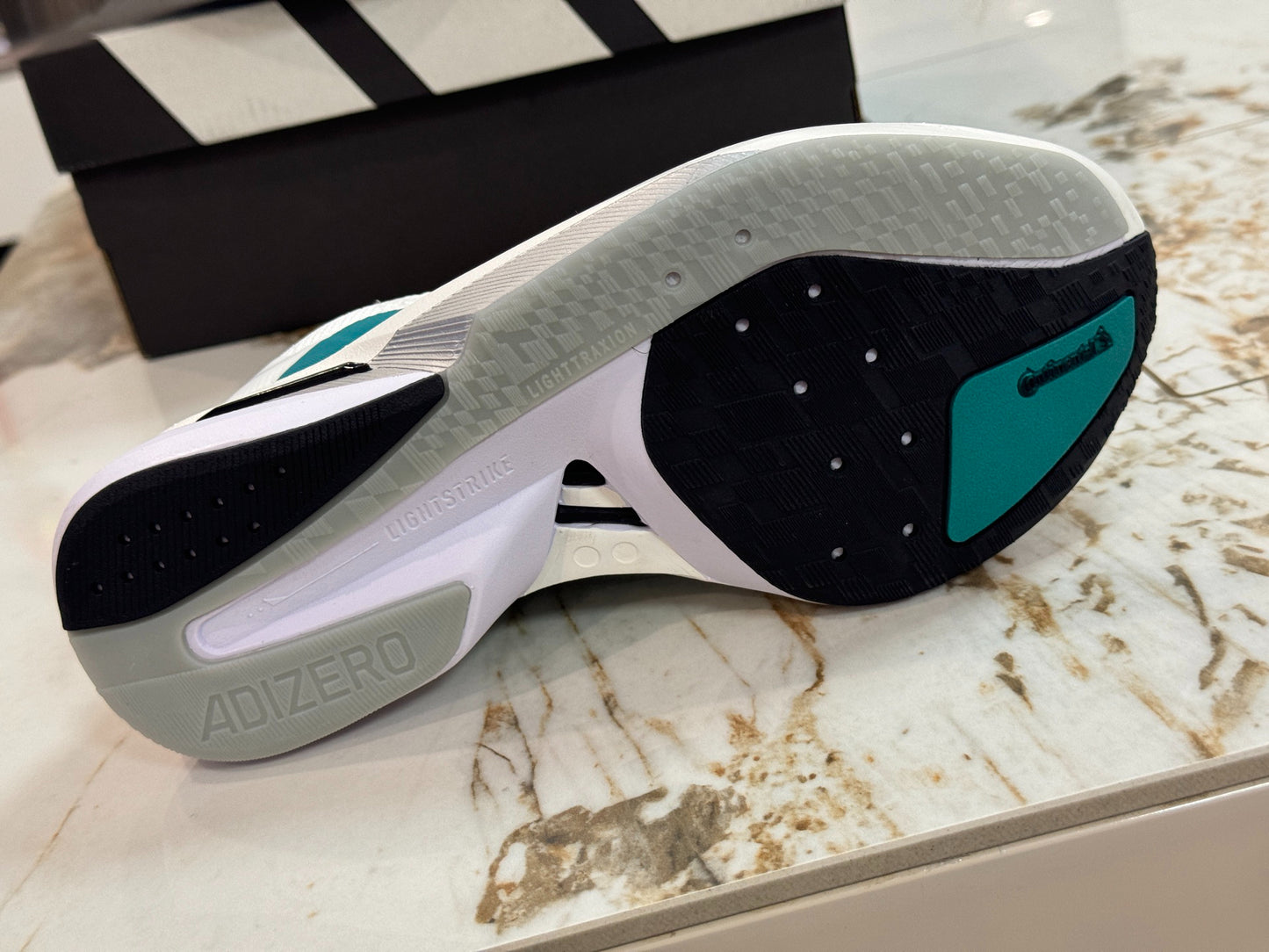 adidas Adizero Boston 13 "White Pure Teal"