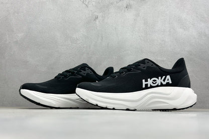 HOKA Arahi 8 Black White Two-Tone Stability Running Shoes