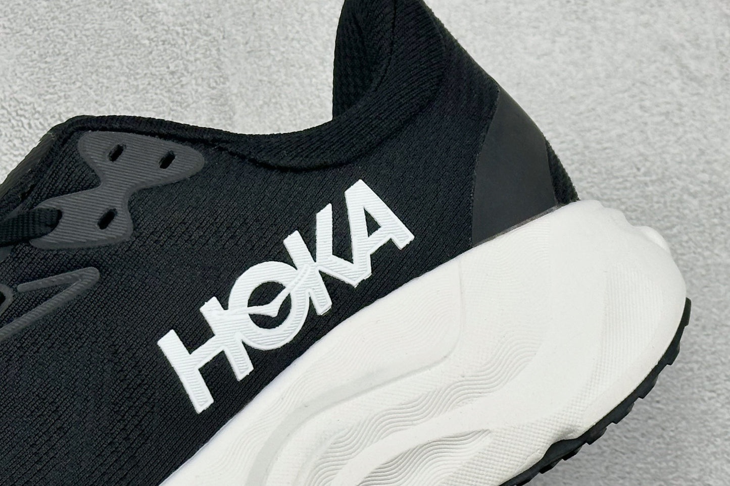 HOKA Arahi 8 Black White Two-Tone Stability Running Shoes