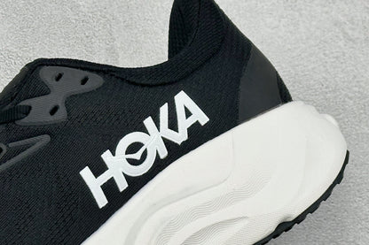 HOKA Arahi 8 Black White Two-Tone Stability Running Shoes