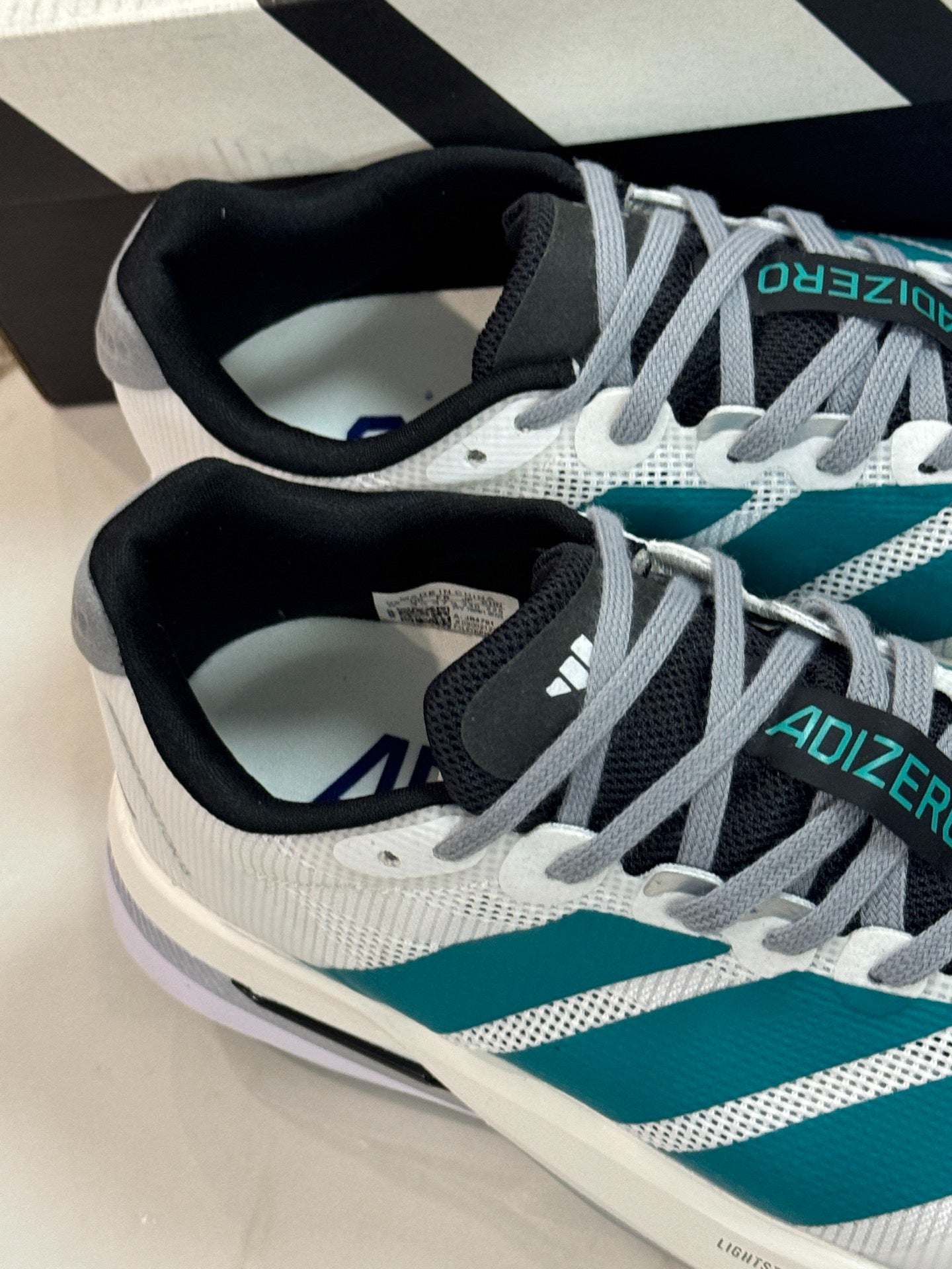 adidas Adizero Boston 13 "White Pure Teal"
