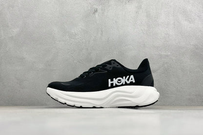 HOKA Arahi 8 Black White Two-Tone Stability Running Shoes