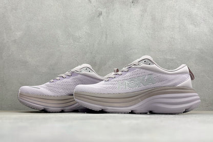 HOKA Bondi 8 Pale Lavender Gradient Running Sneaker