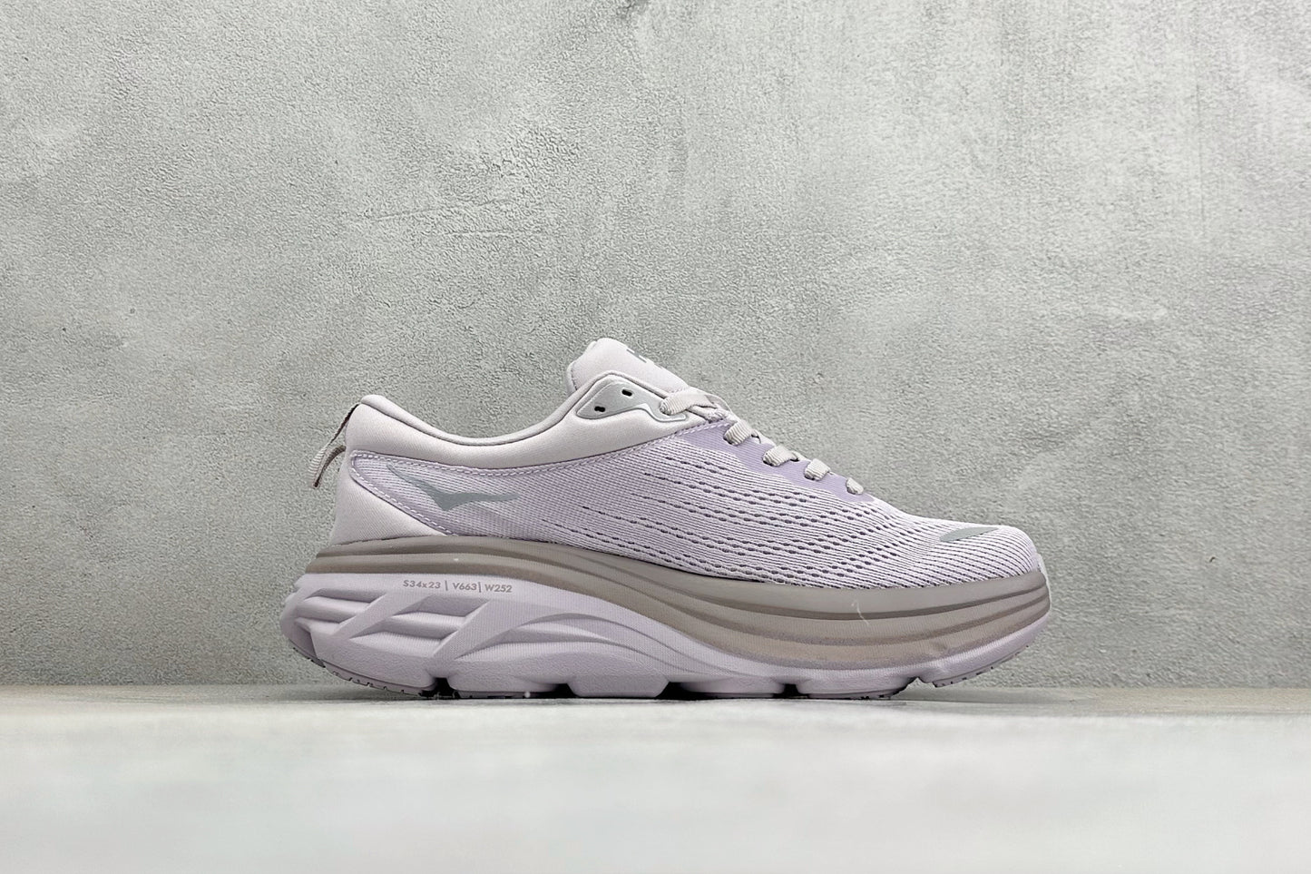 HOKA Bondi 8 Pale Lavender Gradient Running Sneaker