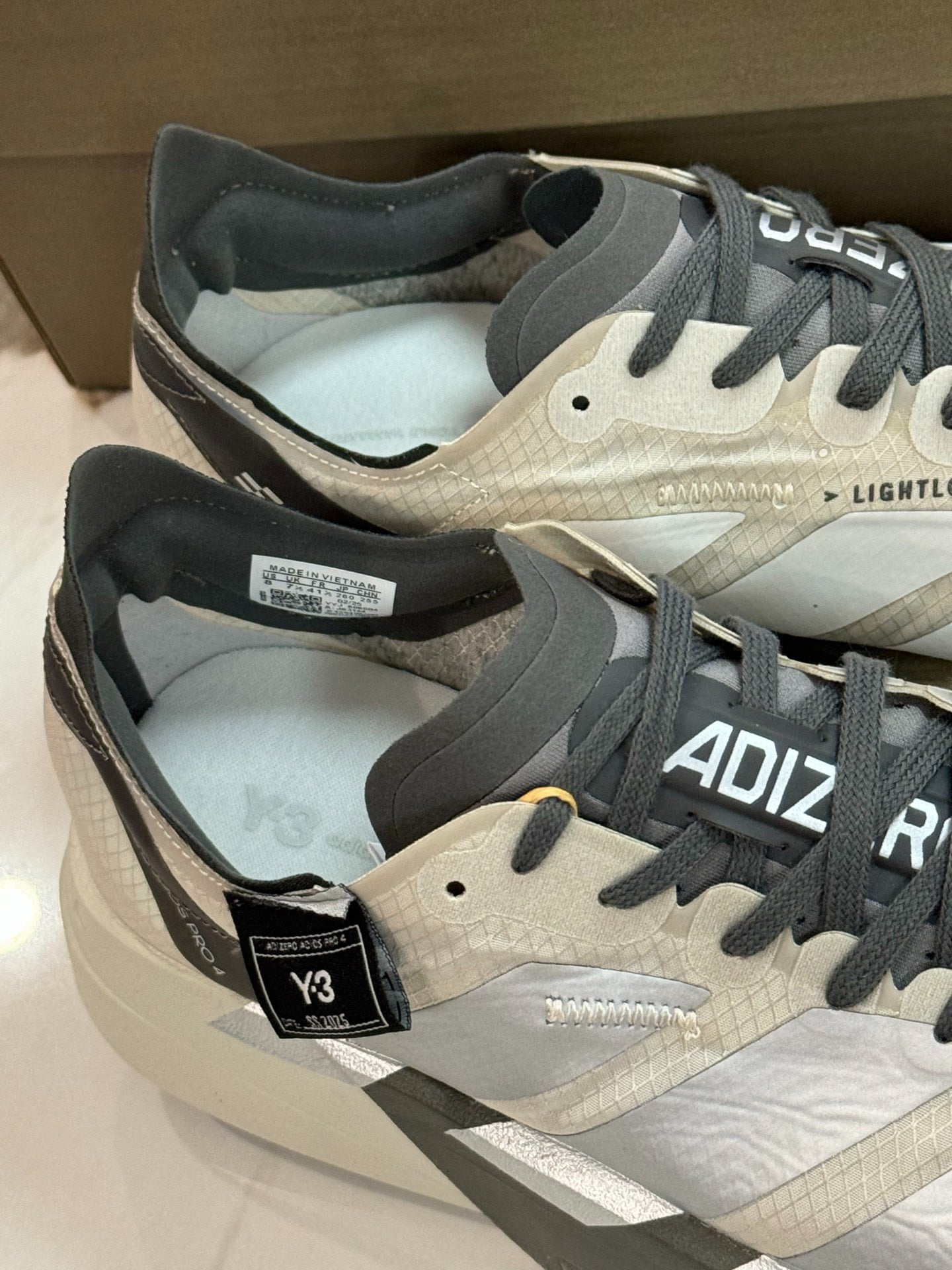 adidas Y-3 Adios Pro 4 Running Shoes - Alumina / Cinder / Core Black
