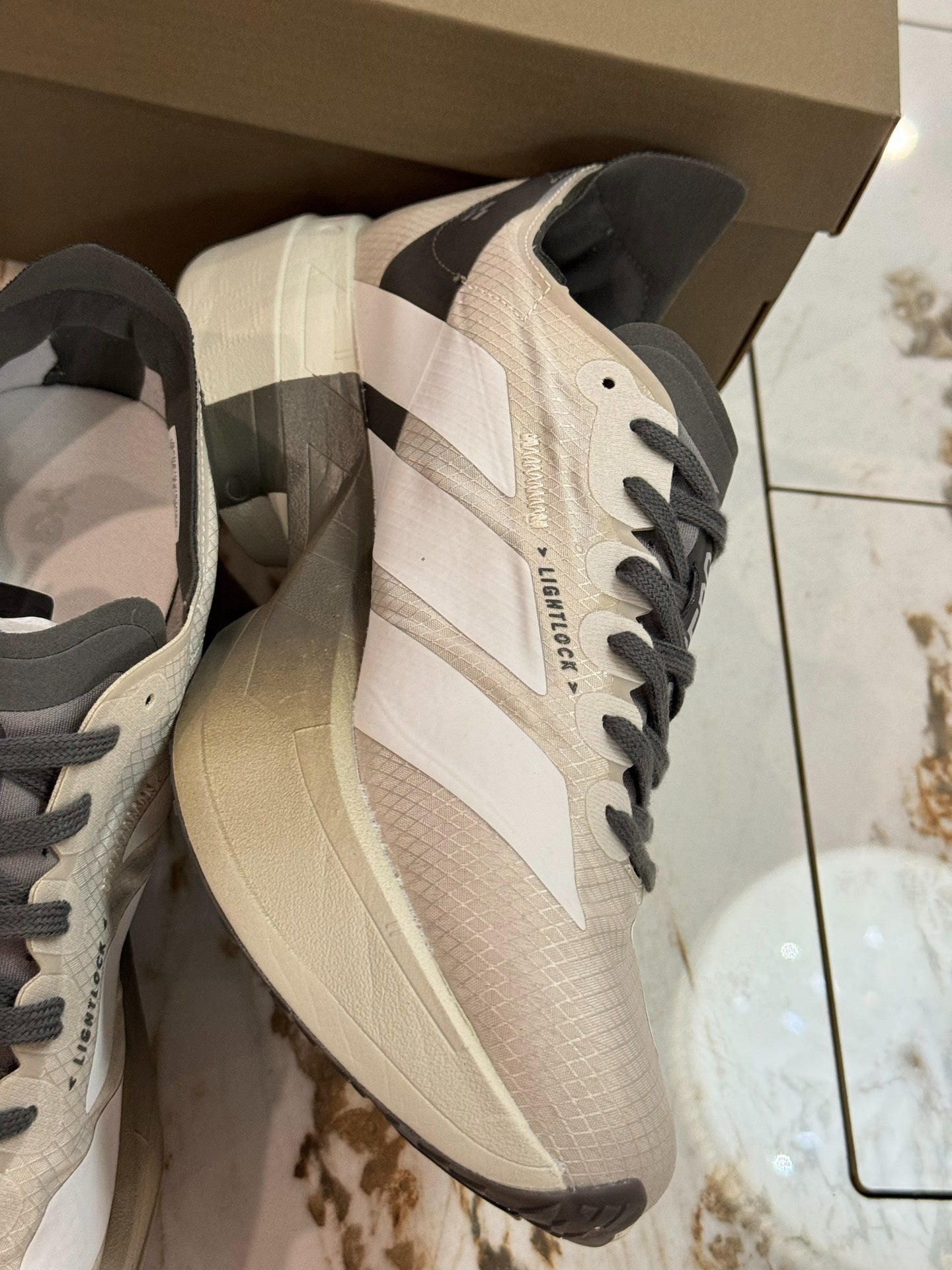 adidas Y-3 Adios Pro 4 Running Shoes - Alumina / Cinder / Core Black