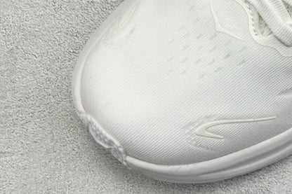 HOKA Clifton 10 Triple White Cushioned Road Running Sneakers