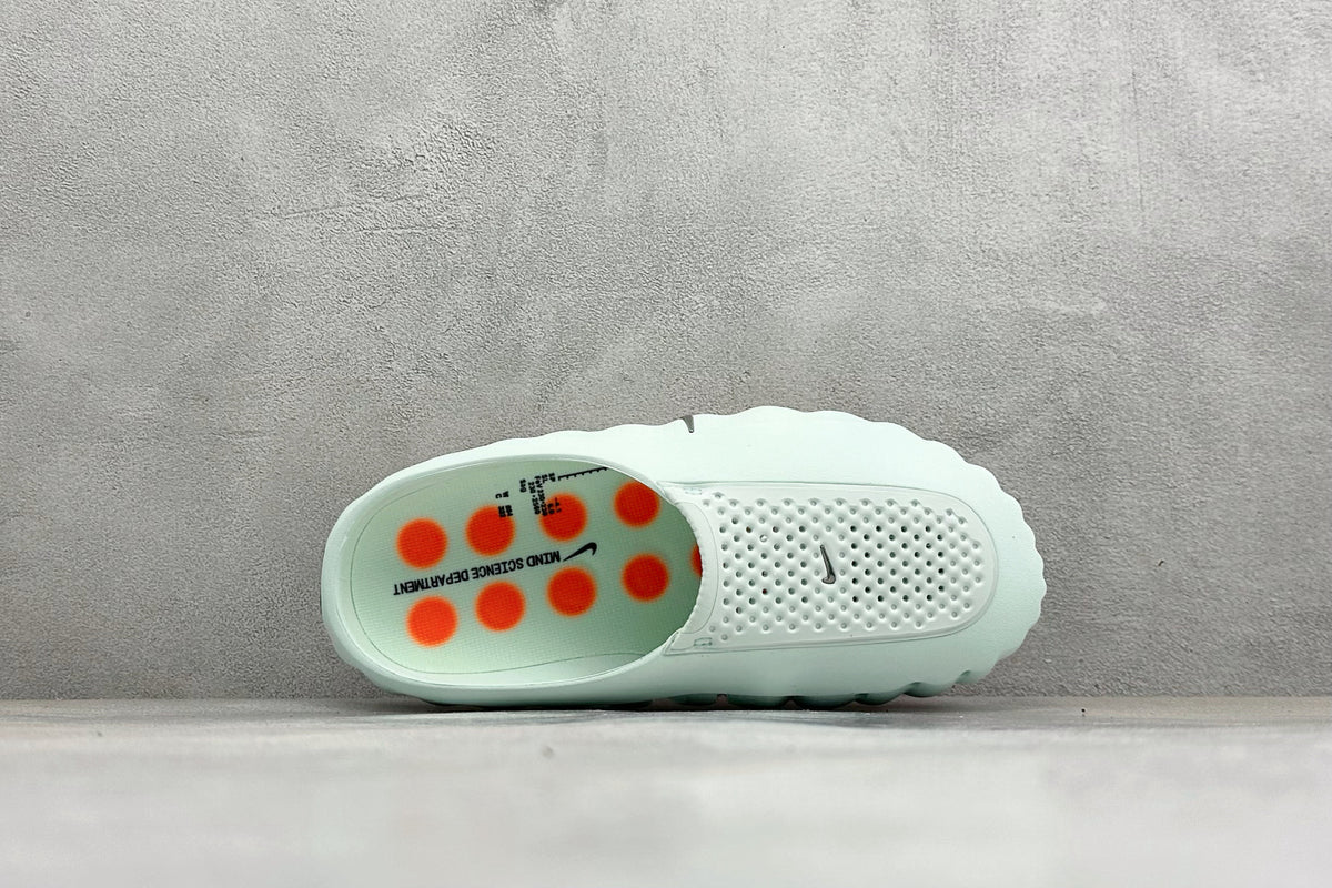 Nike Unisex "Neuro-Ball" Slide Sandal in Mint Green/Orange HQ4309-300
