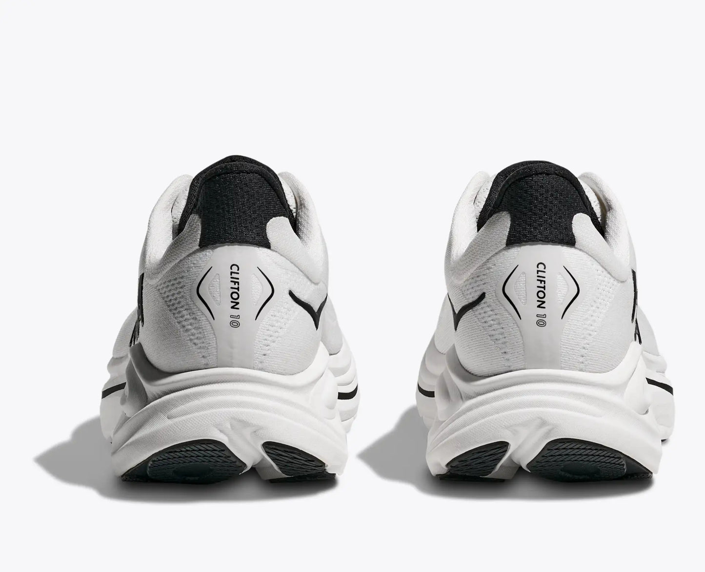 HOKA Clifton 10 White / Black