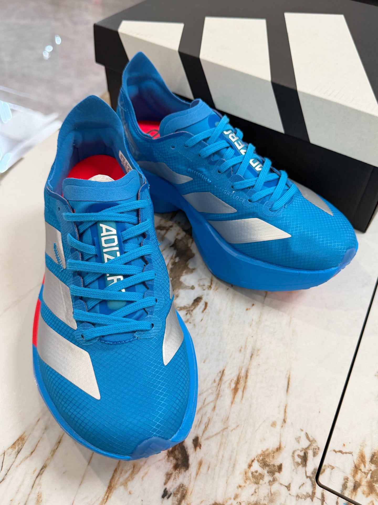 adidas Adizero Adios Pro 4 'Solar Blue Silver Metallic'