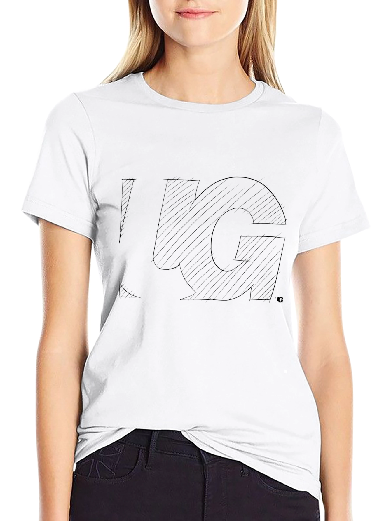 Black Graphic Tee - Understated Style