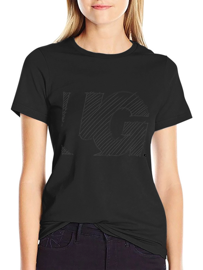 Black Graphic Tee - Understated Style