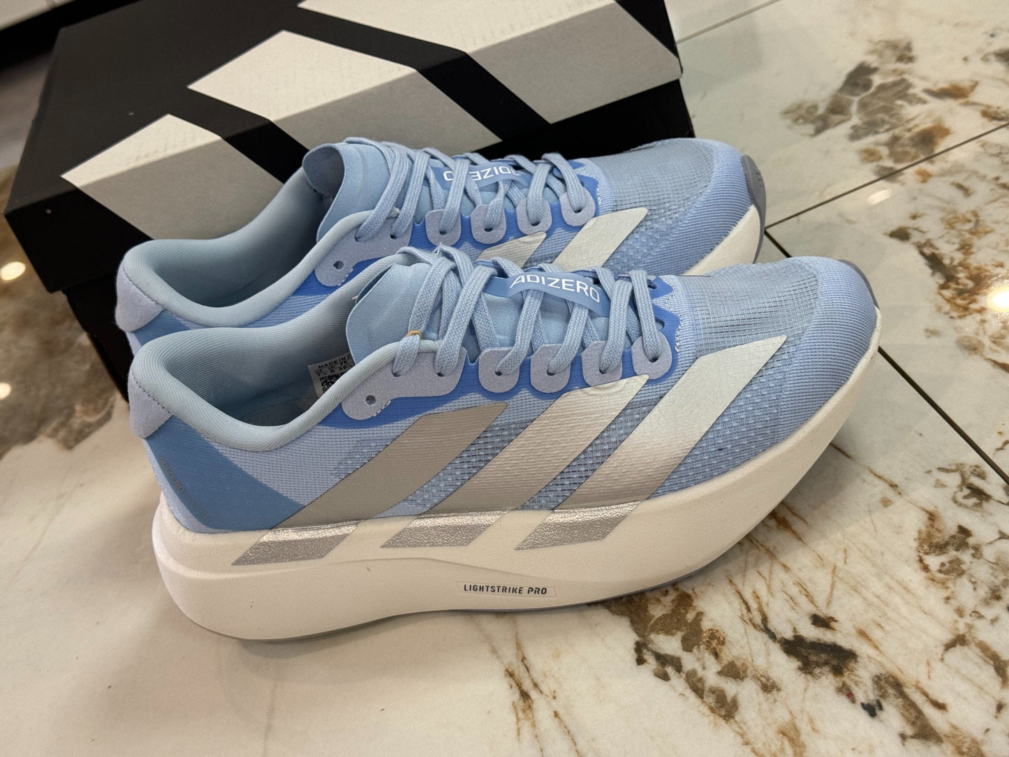 adidas Adizero Evo SL "Glow Blue Silver"