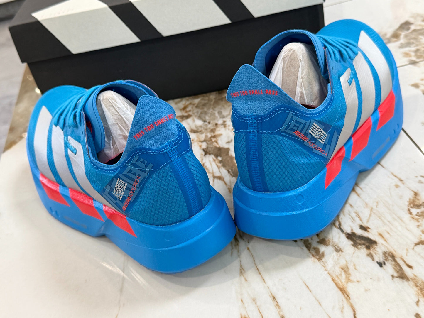 adidas Adizero Adios Pro 4 'Solar Blue Silver Metallic'