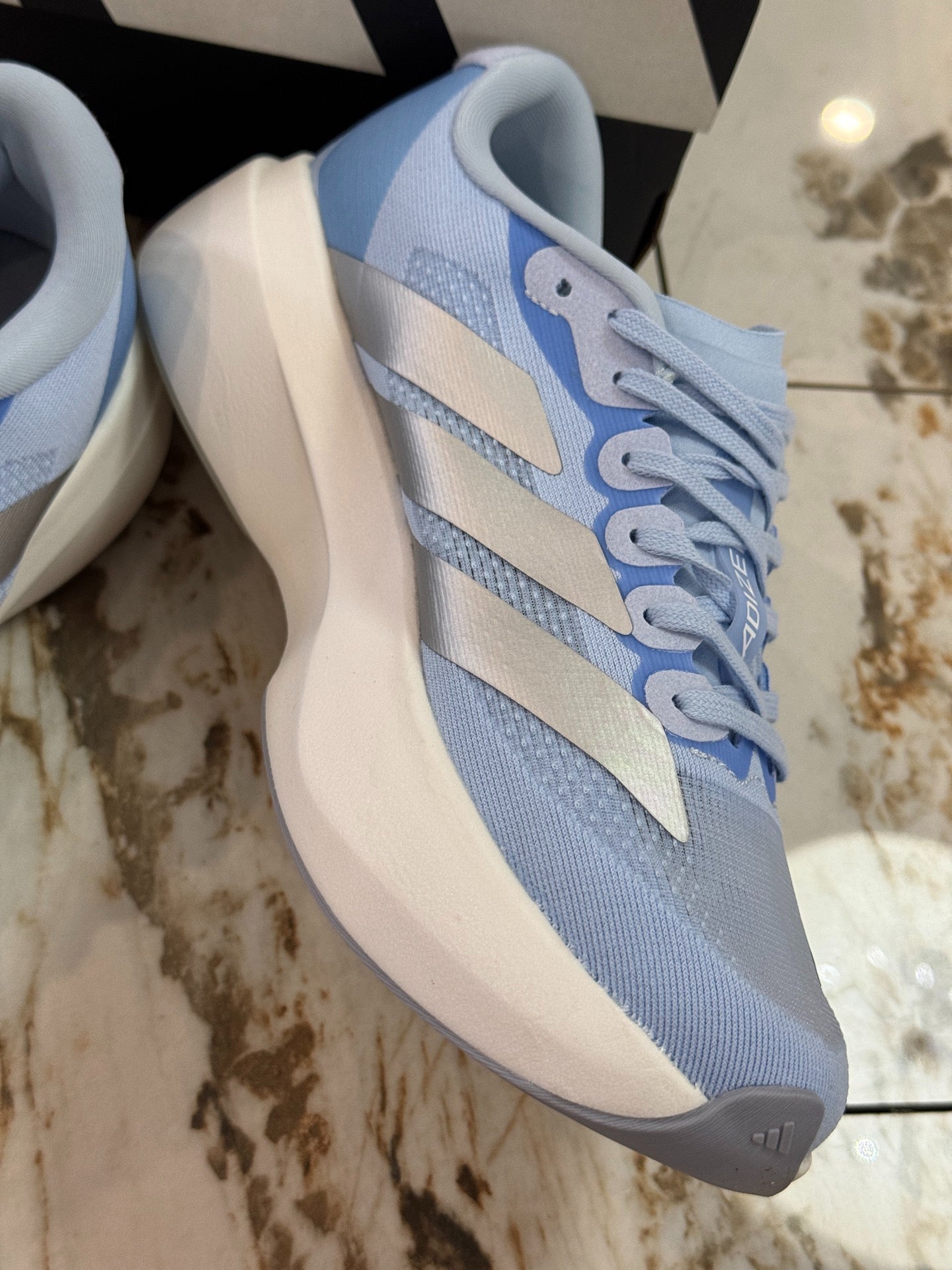 adidas Adizero Evo SL "Glow Blue Silver"