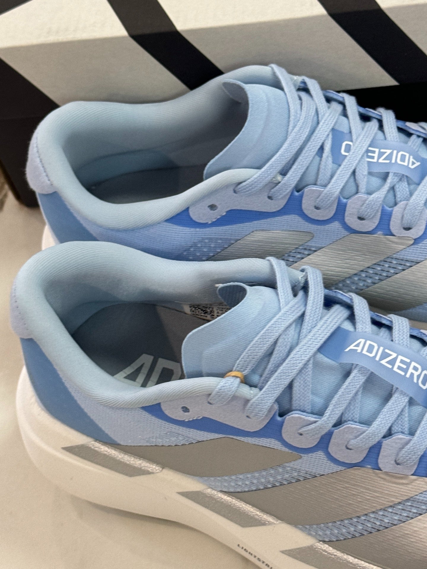 adidas Adizero Evo SL "Glow Blue Silver"
