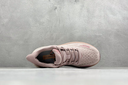 HOKA Clifton 9 Dusty Rose Pale Pink Daily Running Trainers