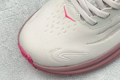 HOKA Clifton 10 Running Shoes Off White Blush Pink Cushioned Athletic Sneakers