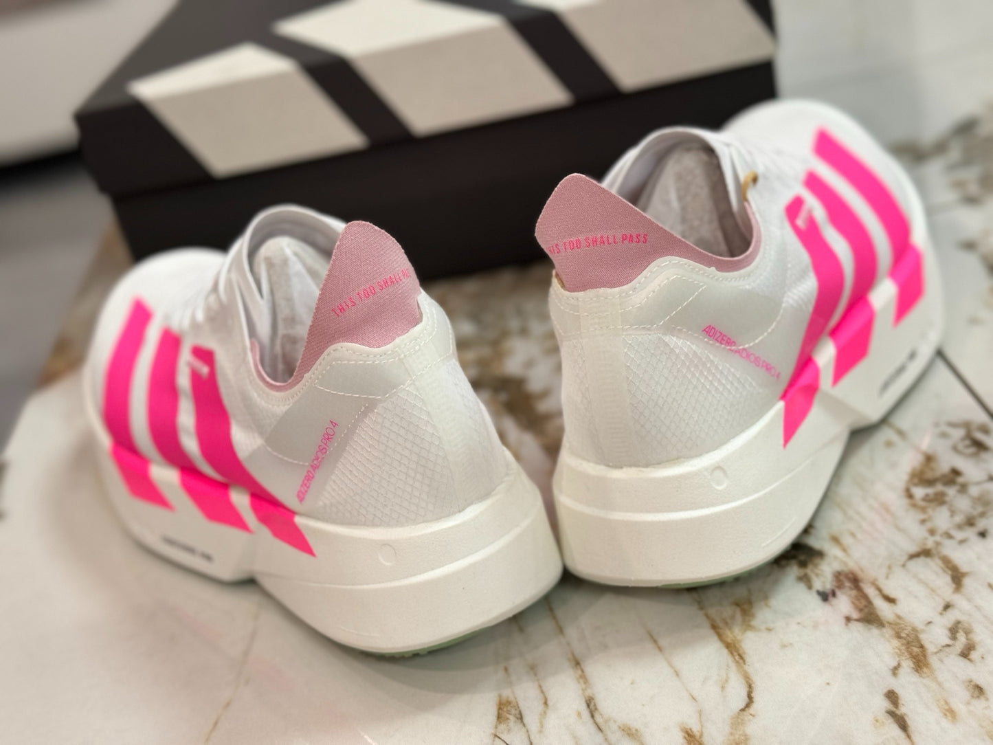 adidas Adizero Adios Pro 4 "White Spark Pink"