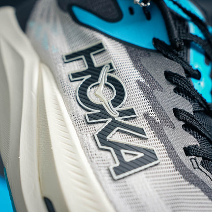 HOKA Mach 6 "Grey/Blue" Performance Running Sneakers
