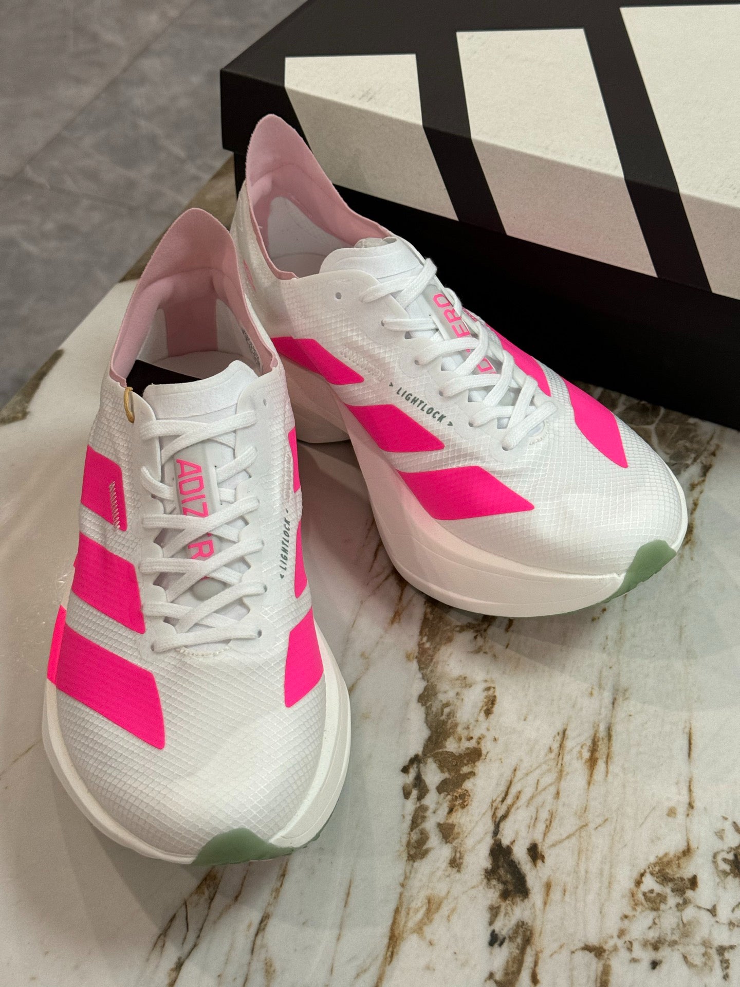 adidas Adizero Adios Pro 4 "White Spark Pink"
