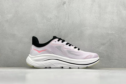 Women's HOKA Clifton 10 Pale Pink Cushioned Road Running Sneakers