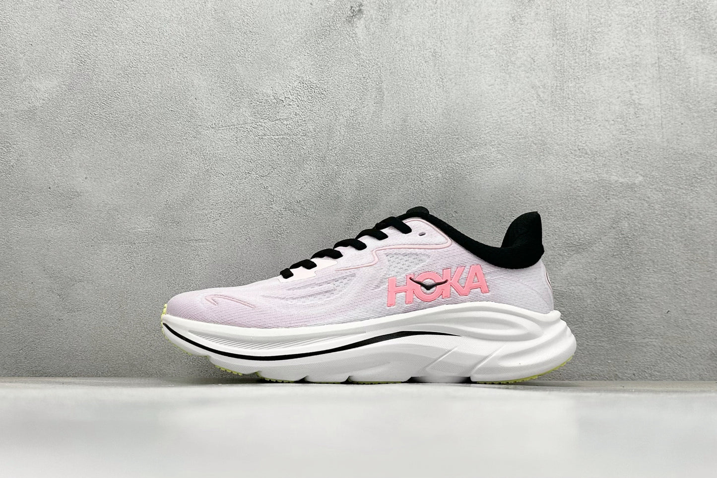 Women's HOKA Clifton 10 Pale Pink Cushioned Road Running Sneakers