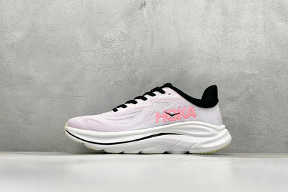 Women's HOKA Clifton 10 Pale Pink Cushioned Road Running Sneakers