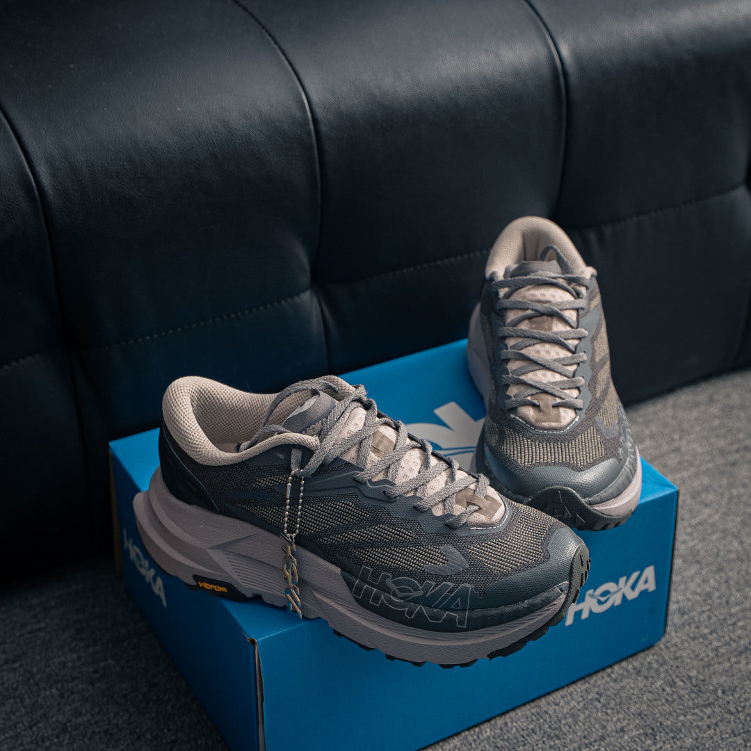 HOKA Speedgoat 6 "Charcoal Grey" Low-Top Trail Sneakers