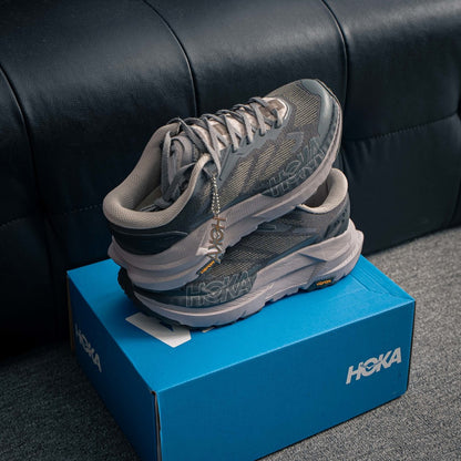 HOKA Speedgoat 6 "Charcoal Grey" Low-Top Trail Sneakers