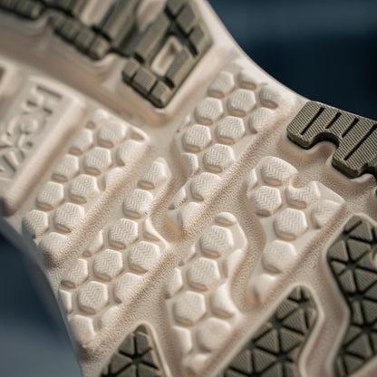 HOKA "Beige" Low-Top Mesh Lifestyle Sneakers