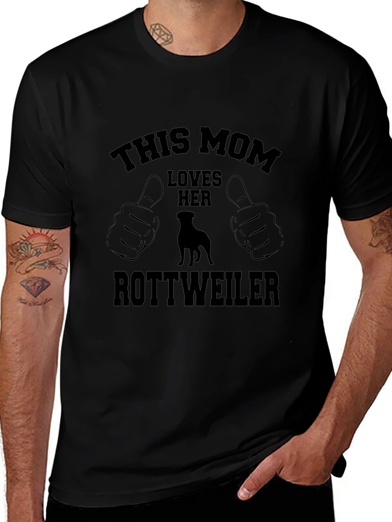 Rottweiler Mom T-Shirt - Dog Lover Tee