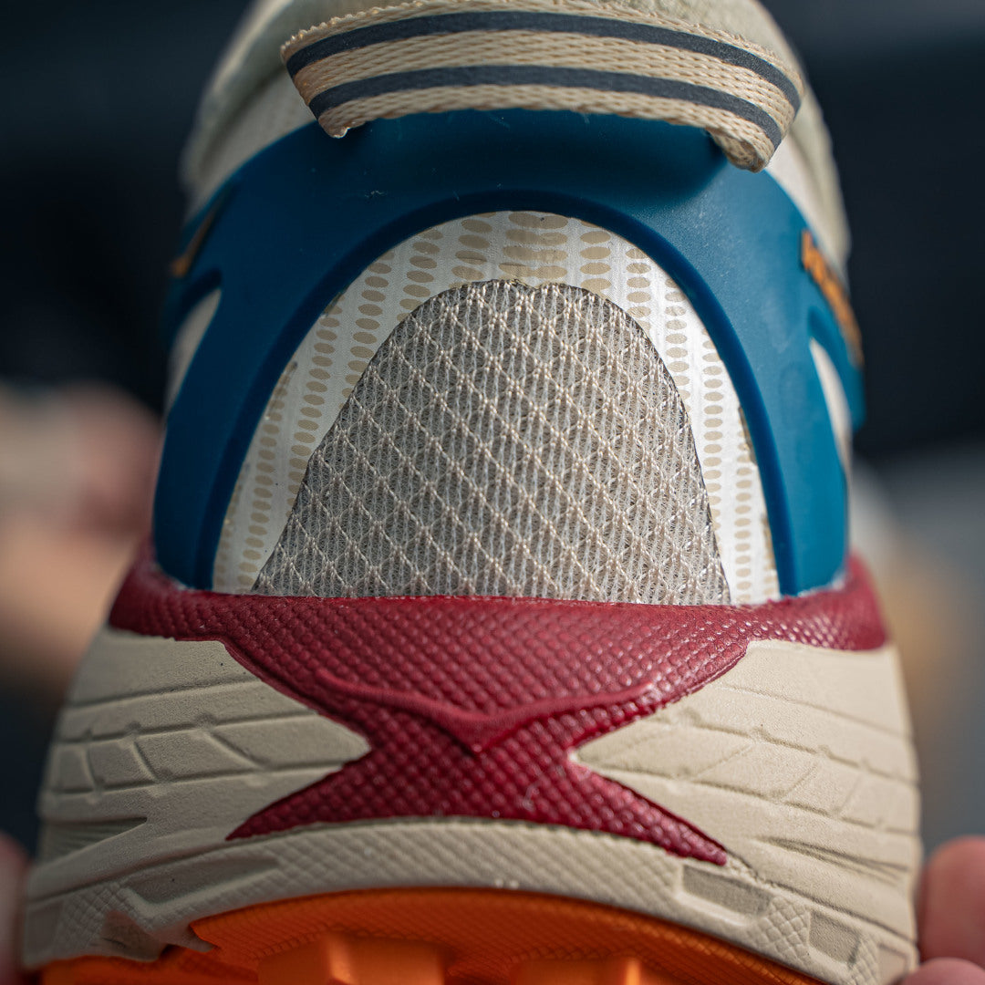 HOKA Mafate Speed 2 "Beige/Red" Low-Top Trail Sneakers